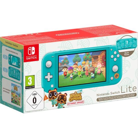 Nintendo Switch Lite Turquoise avec Animal Crossing