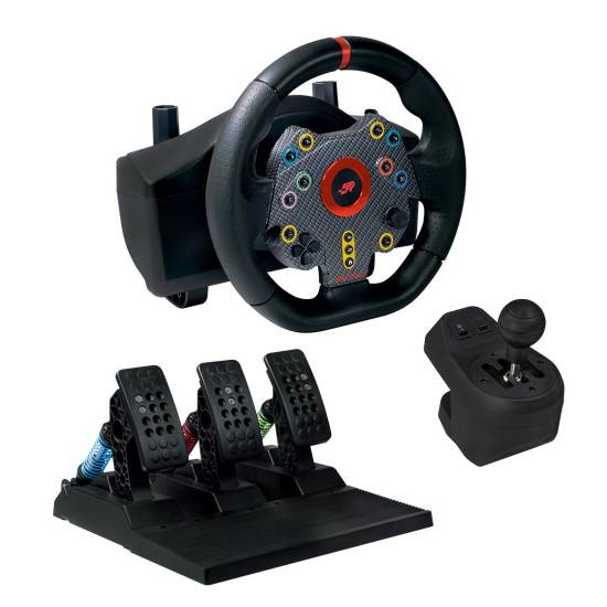 Racing Wheel Volant de Course, pédales et levier de vitesses